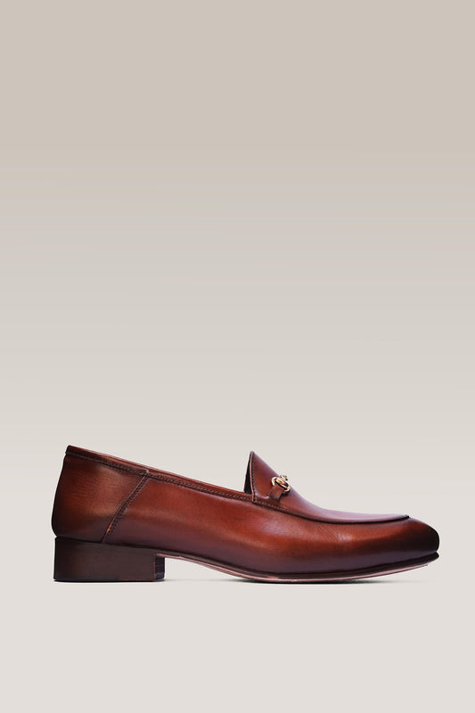 Brown Buckle Loafer